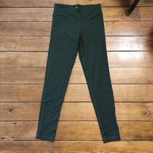 90 degree army green workout leggings size S